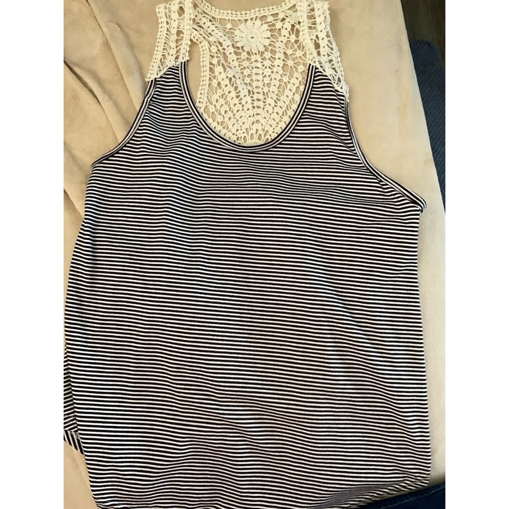 Tank Romantic Large Cotton Summer Crochet Lace Casual Camisole Tback